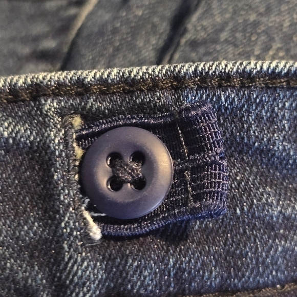 LEVI'S 511 Slim Fit Dark Wash Denim Jeans Size 12 26x26 Black Details - Picture 10 of 13